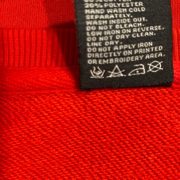 Hustle Gang Red Graphic Sweater for Men - Picture 3 of 5